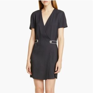 Rag & Bone Navy Tabitha Work Mini Dress Belted